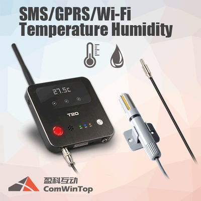 Porcellana il registratore automatico di dati di umidità del monitoraggio della temperatura di 3G 4G il GSM SMS Wifi GPRS 12V ha introdotto massimo fornitore